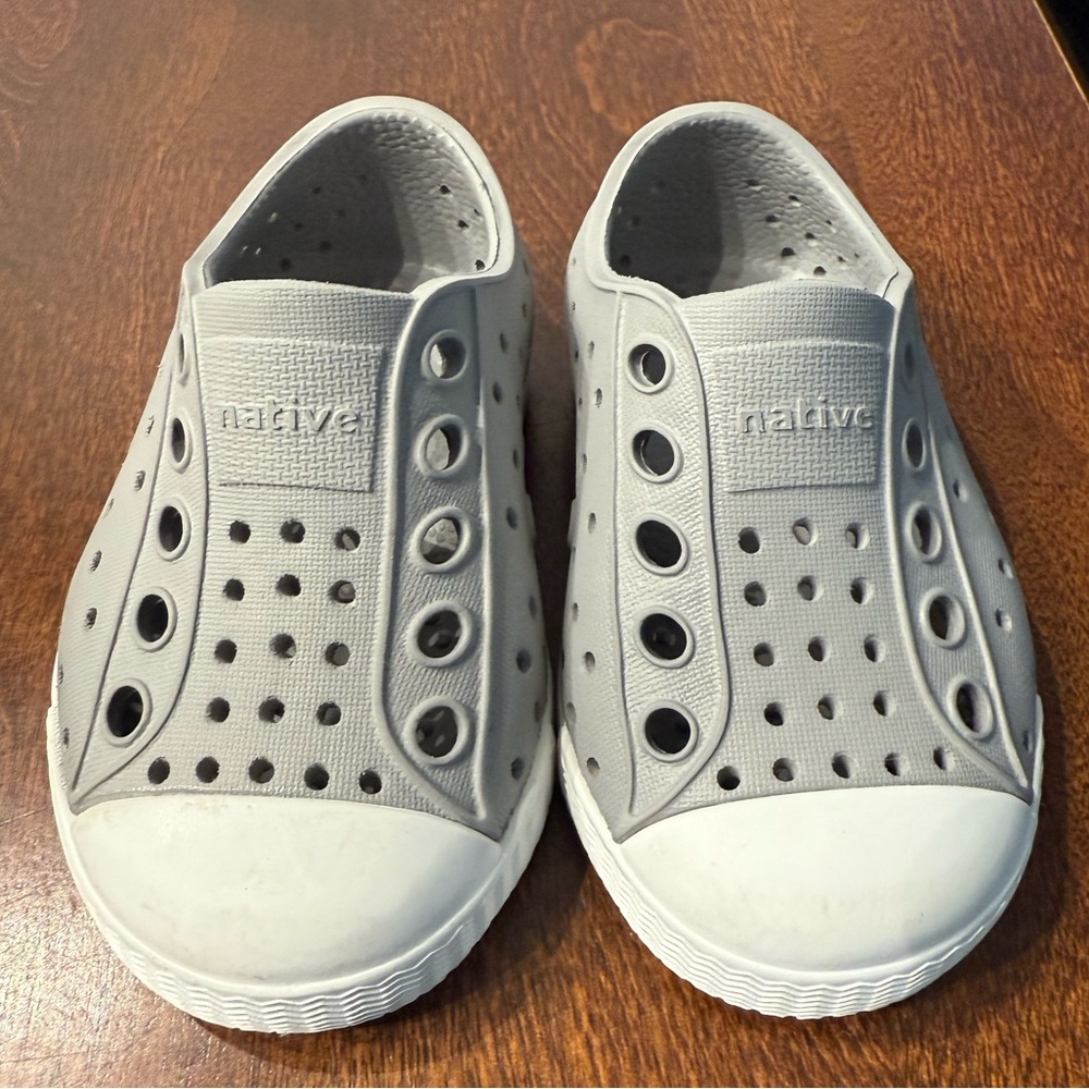 Native Jefferson Toddler Gray Water Shoes